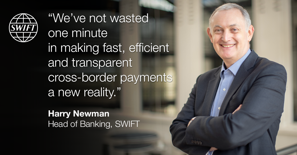 Harry Newman, Head of Banking, Swift